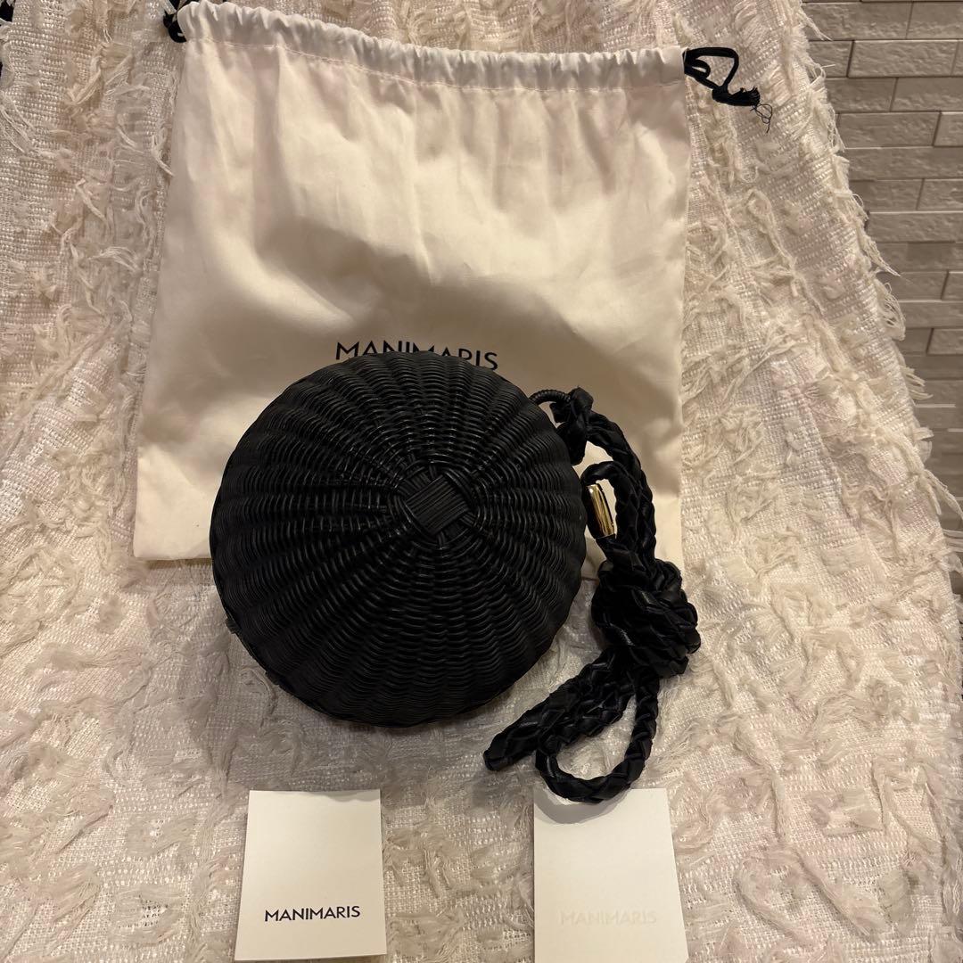 最終価格　MAINIMARIS フルムーンバスケット　ブラック　黒