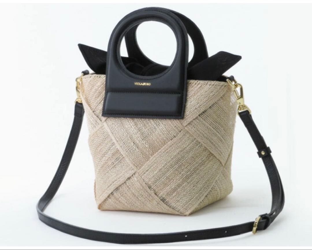 ヴィオラドーロ VIOLAd'ORO MIROアバカメッシュバッグ