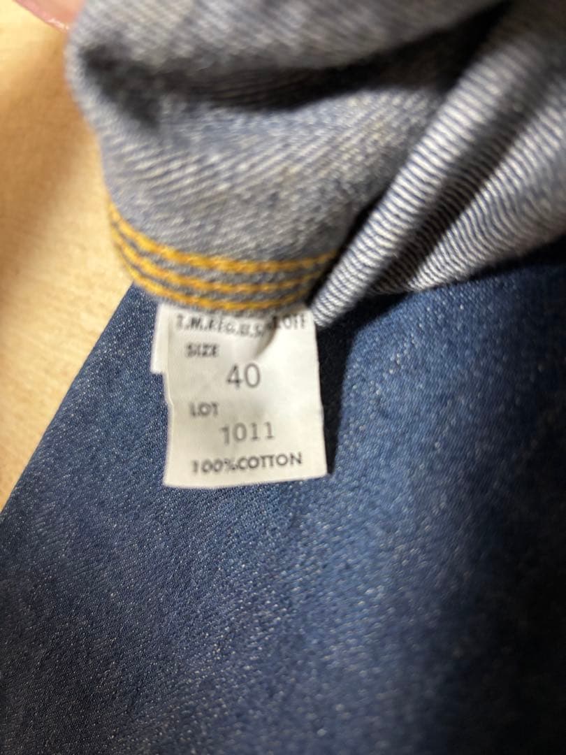 30s 復刻 Lee リー カウボーイ デニムジャケット1st 1011 40