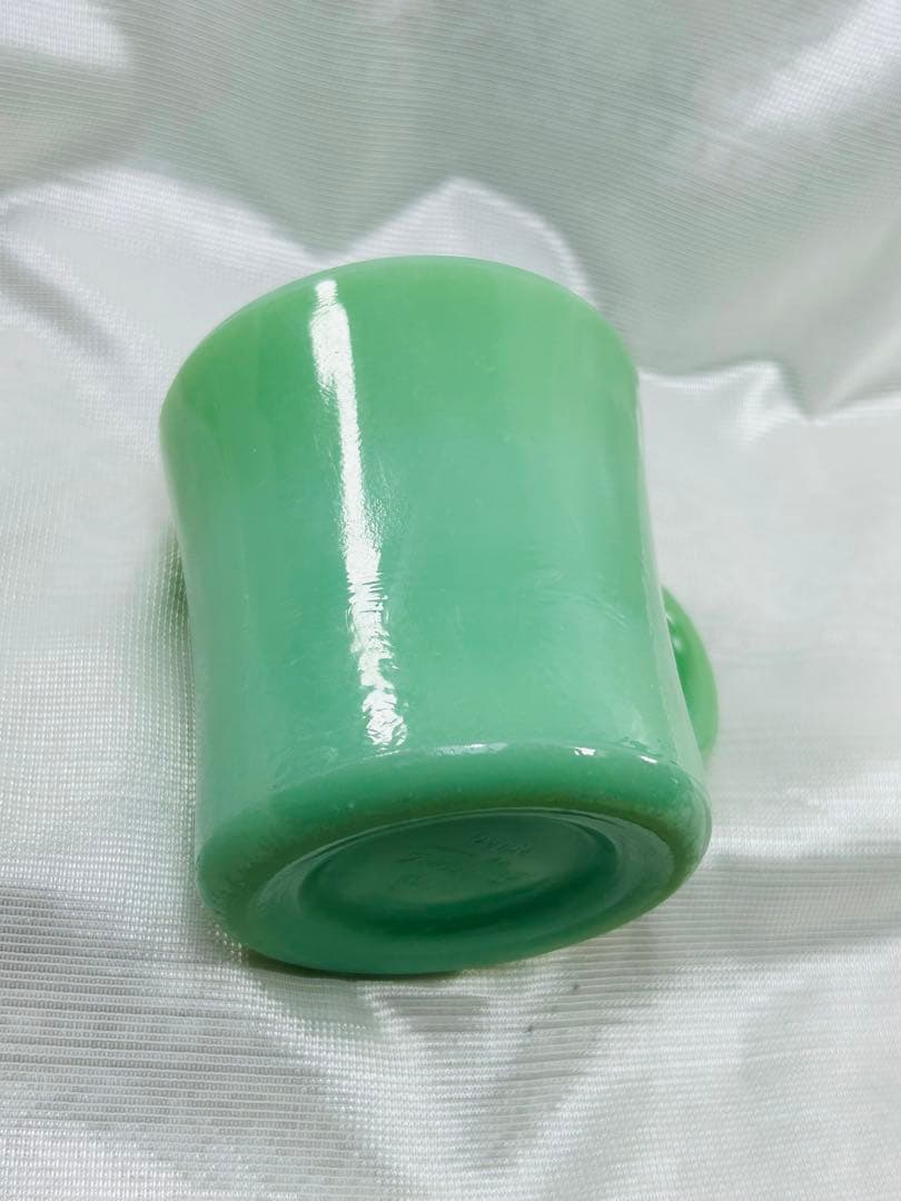 超美品ファイヤーキング　ジェダイ（翡翠色）超ヘビーなコーヒーマグの2個