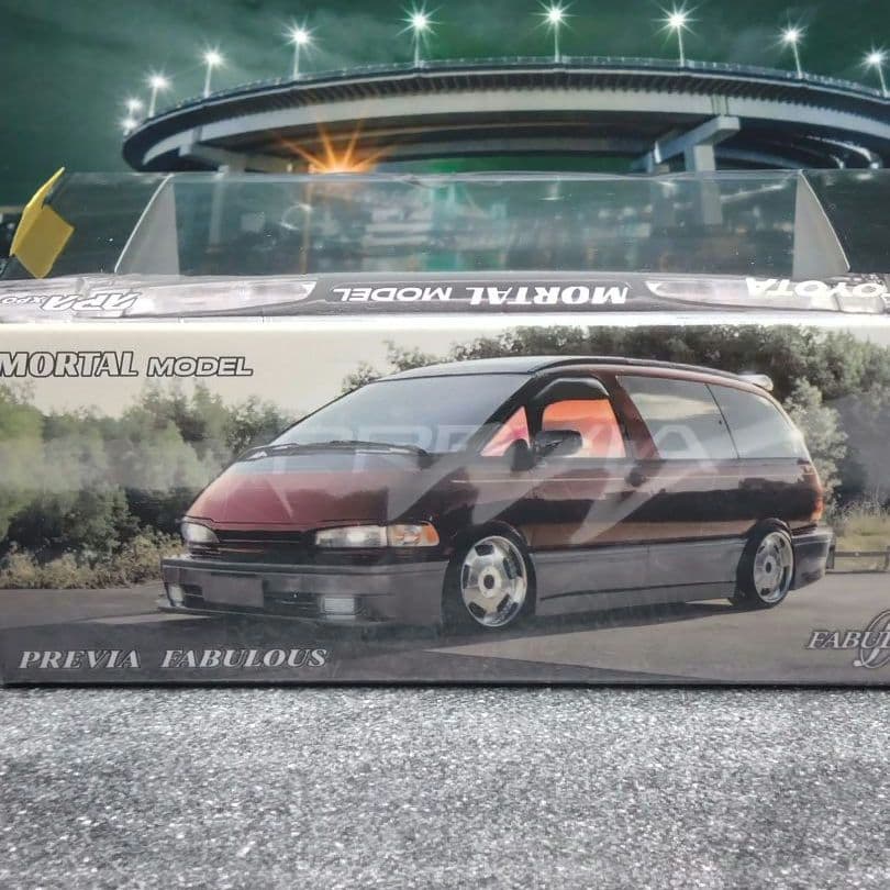 【カスタム品】MORTAL 1/64 トヨタ エスティマ FABULOUS仕様