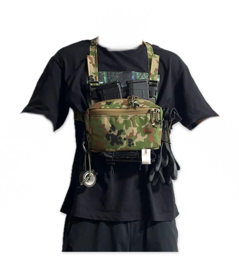 ファニーパック　チェストリグ　陸自迷彩