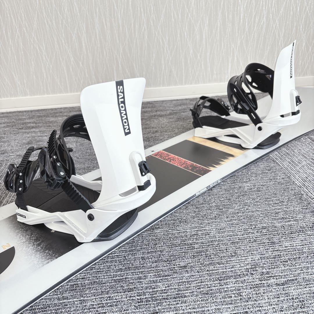 17ほぼ未使用❗️超豪華❗️サロモン メンズスノーボードセット★152cm+ビン付