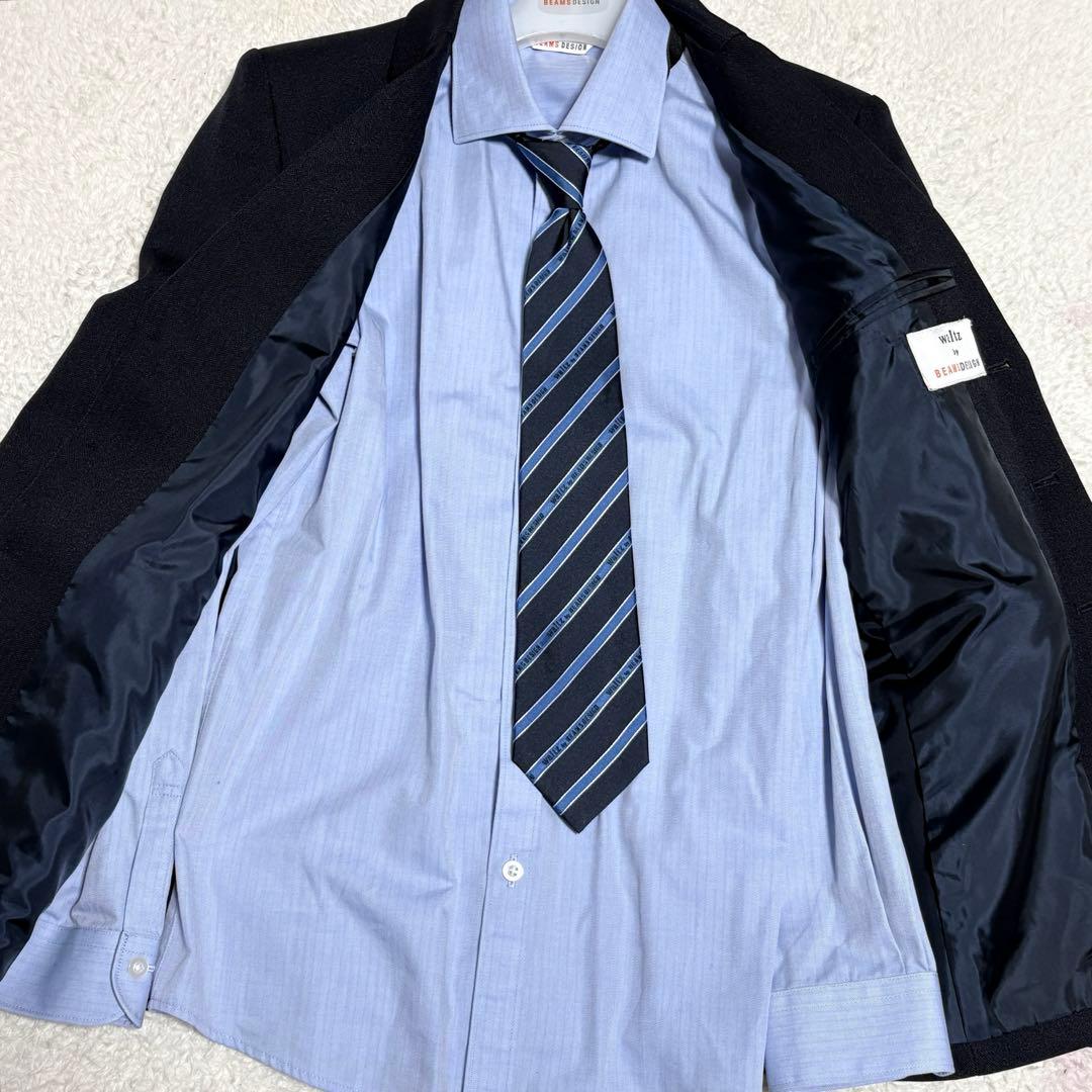 フォーマルスーツ　ビームスデザイン　フルセット　ネイビー　卒業　入学160