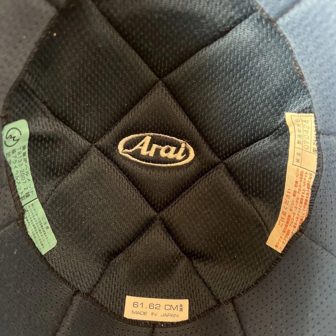 アライ Arai クラシックDC グラスホワイト XLサイズ (61-62cm)