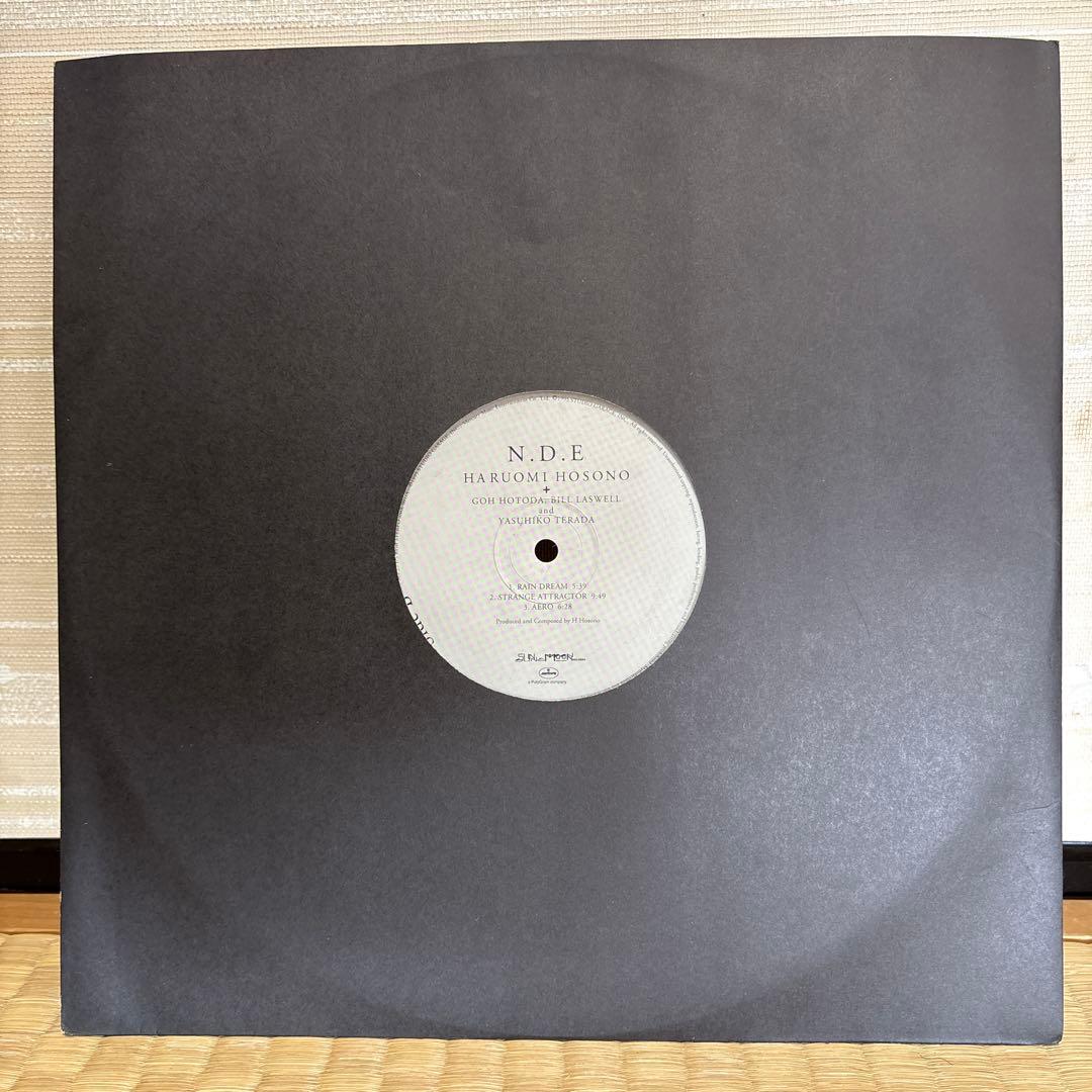 HARUOMI HOSONO N.D.E. 12インチレコード