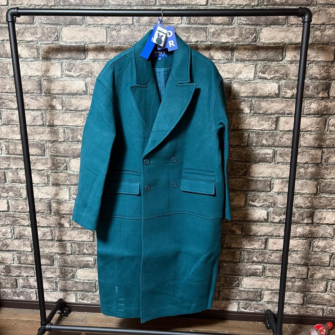 新品未使用 ADERERRORA2 グリーン アーダーエラー ロングコート