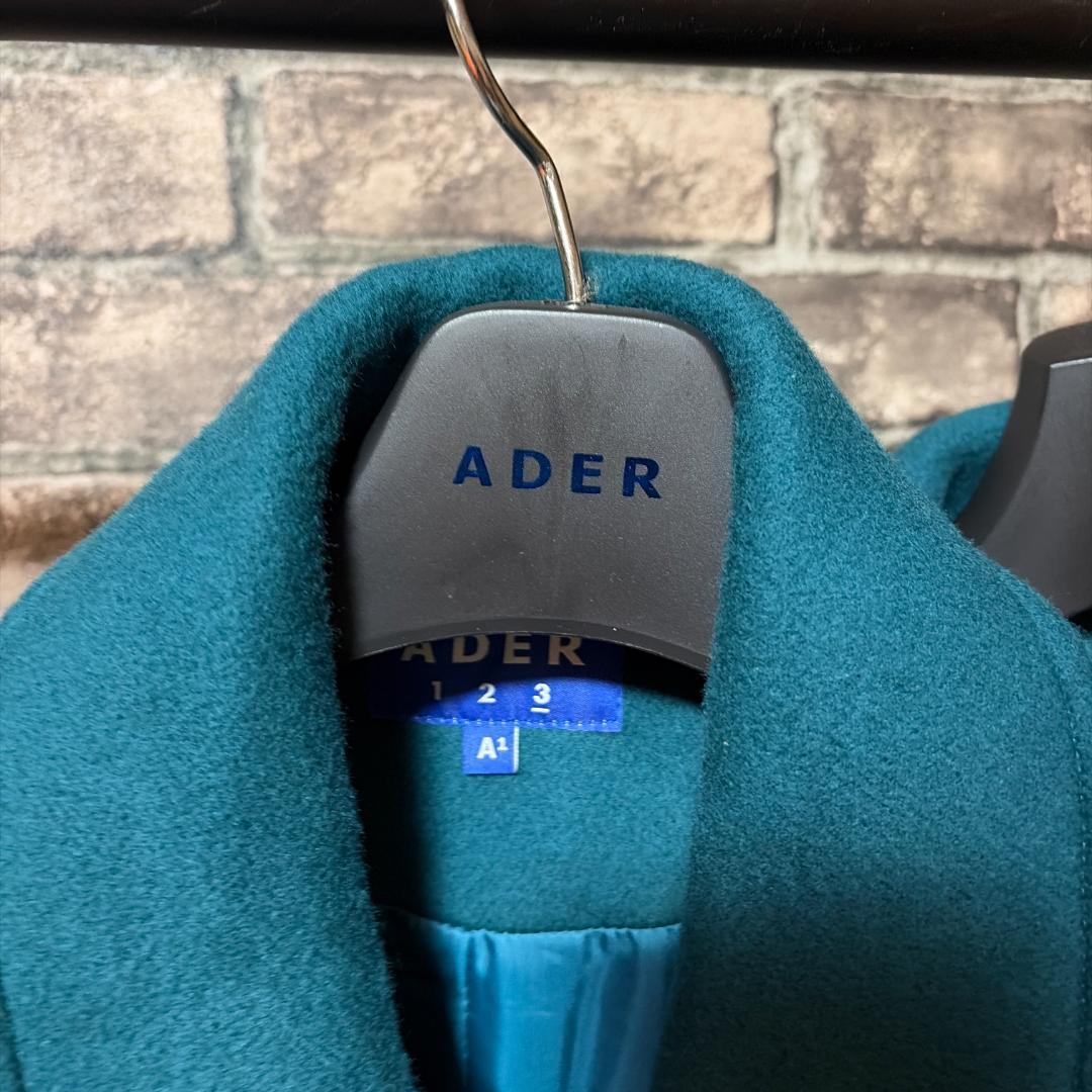 新品未使用 ADERERRORA2 グリーン アーダーエラー ロングコート