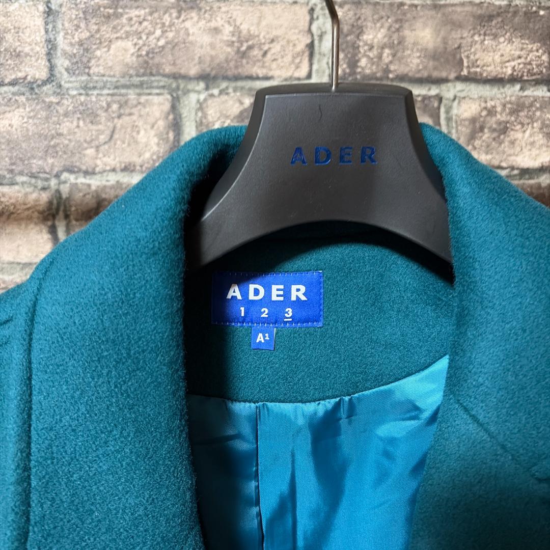 新品未使用 ADERERRORA2 グリーン アーダーエラー ロングコート
