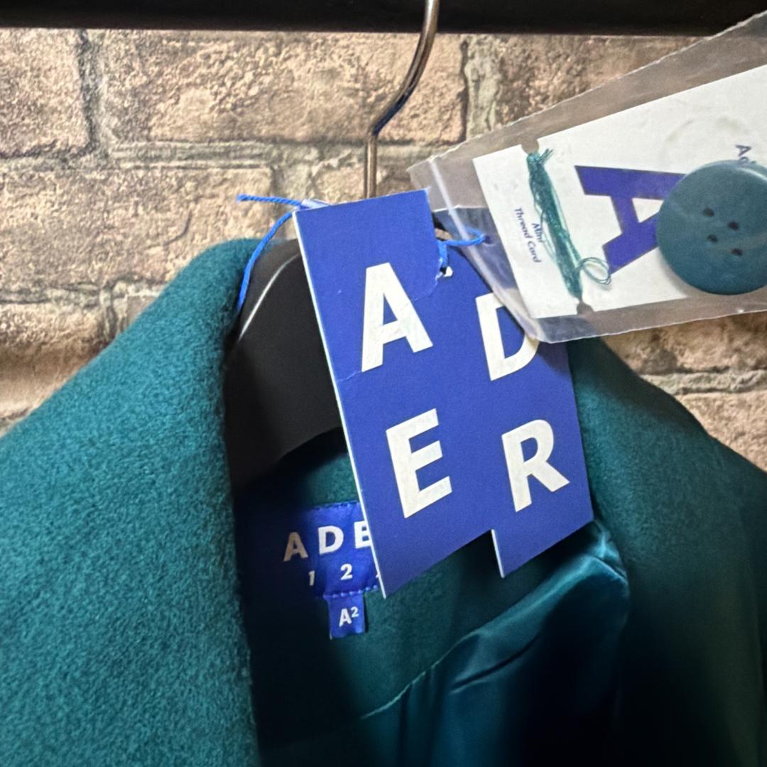 新品未使用 ADERERRORA2 グリーン アーダーエラー ロングコート