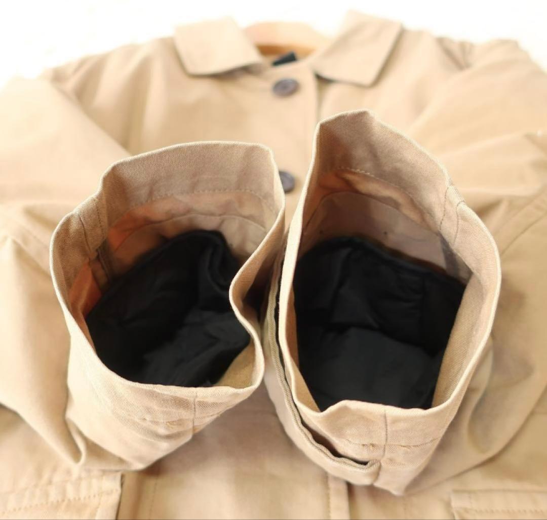 MHL. ダウンライナー付き ステンカラーコート スプリングコート ベージュ 1