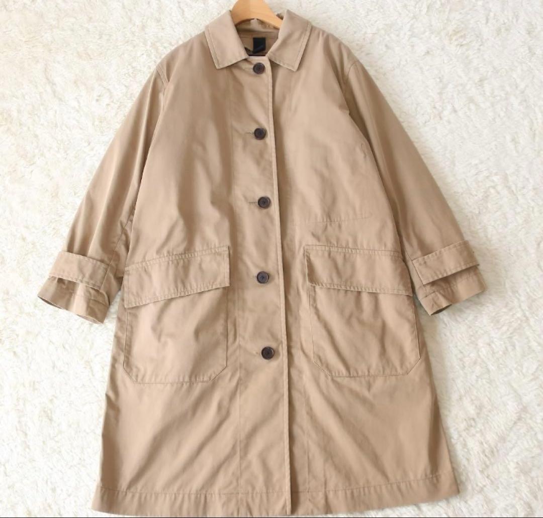 MHL. ダウンライナー付き ステンカラーコート スプリングコート ベージュ 1