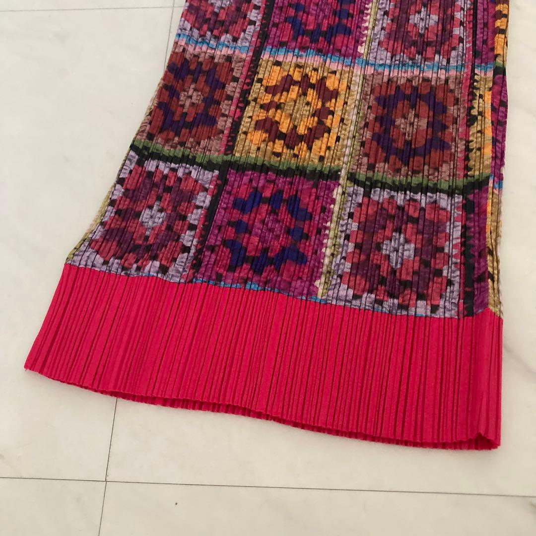 ＊希少・レア柄 ・未着用＊プリーツプリーズ パンツ サイズ1