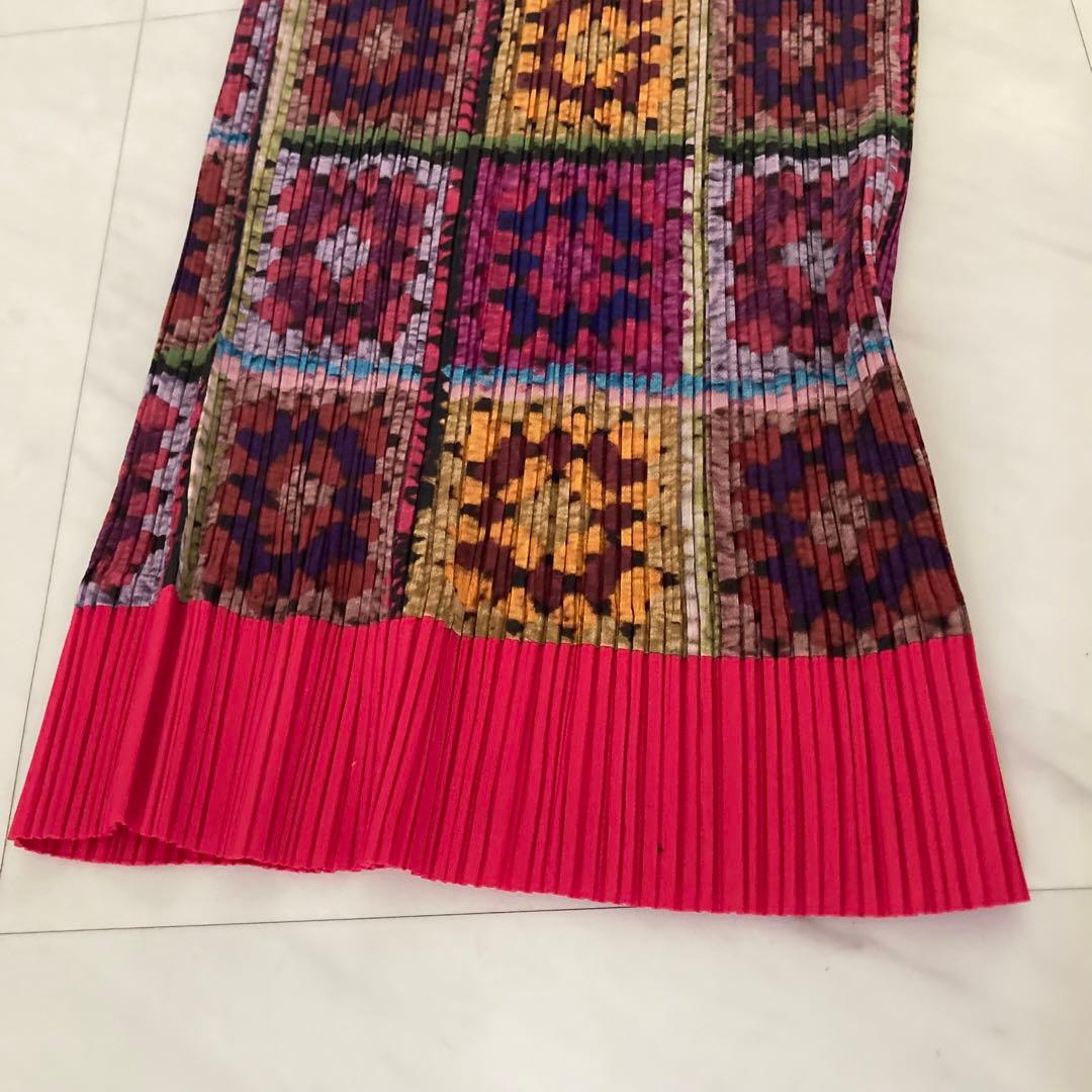 ＊希少・レア柄 ・未着用＊プリーツプリーズ パンツ サイズ1