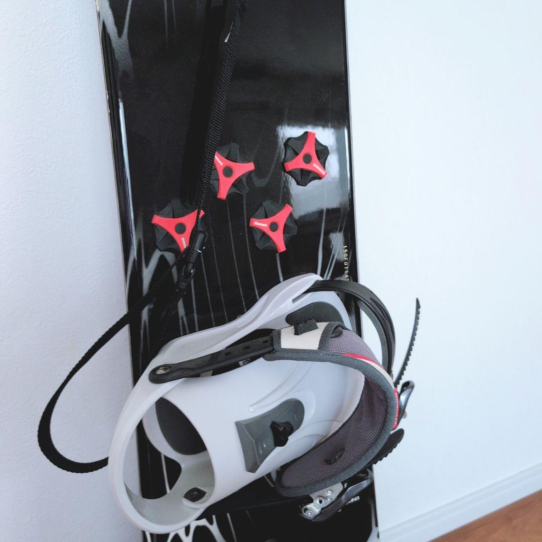 NAKED スノーボード板 ビンディングセット 150cm ブラック