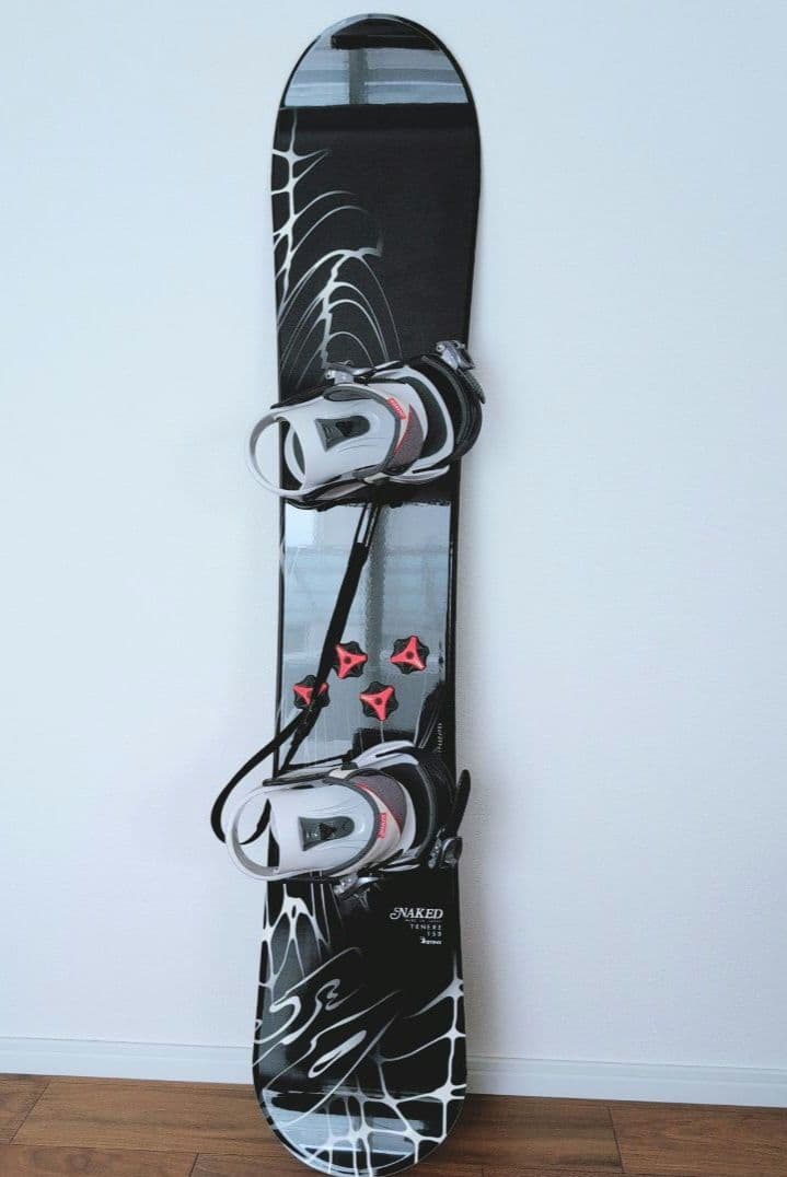 NAKED スノーボード板 ビンディングセット 150cm ブラック