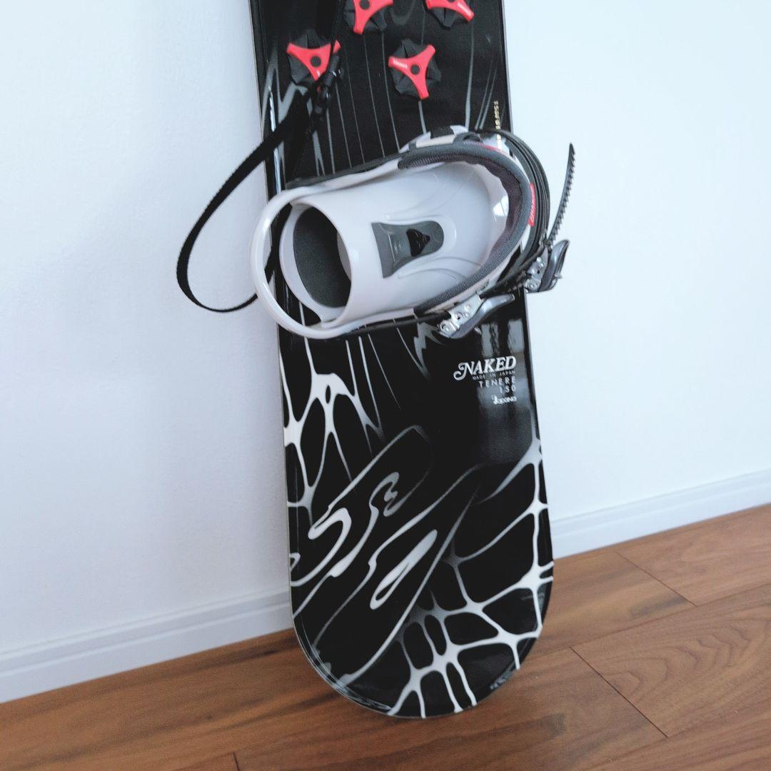 NAKED スノーボード板 ビンディングセット 150cm ブラック