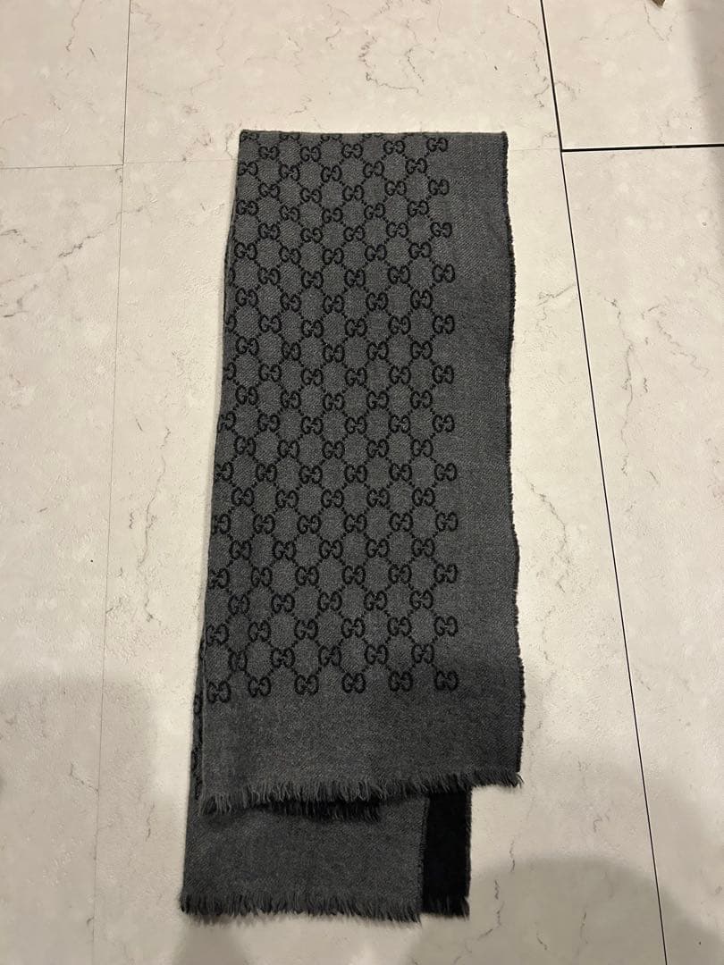 年始セール GUCCI GGロゴ マフラー リバーシブル