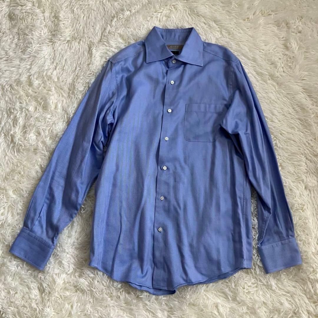 最高級生地 ドーメル ✨3ピース　ワイルドライフテイラー　オーダースーツ 紺