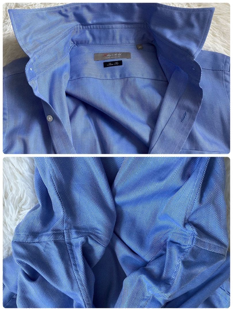 最高級生地 ドーメル ✨3ピース　ワイルドライフテイラー　オーダースーツ 紺