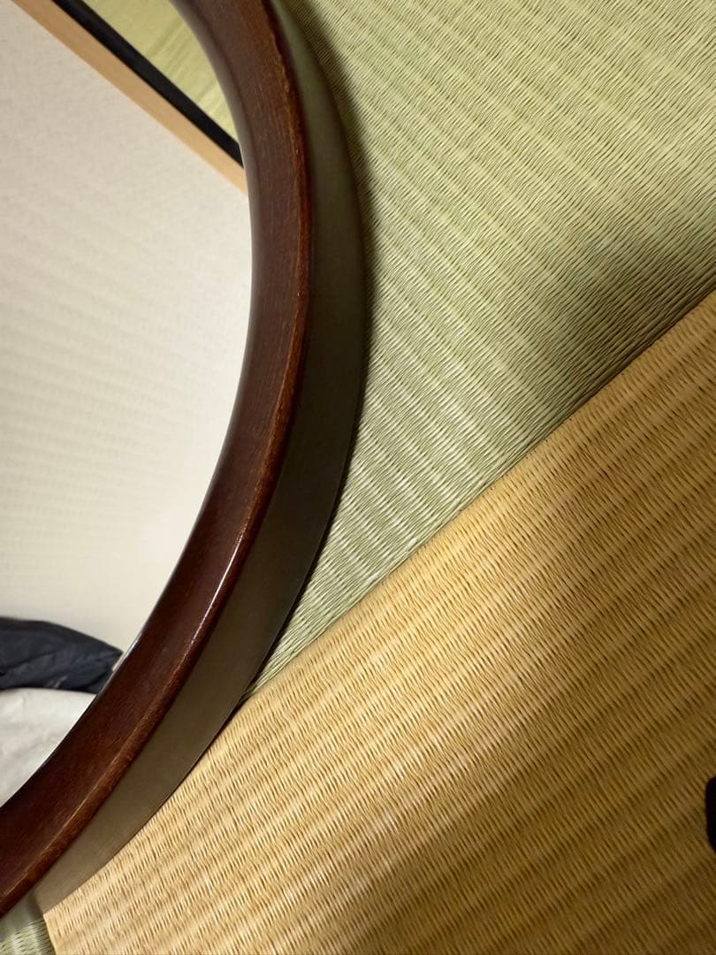 秋田木工 ウォールミラー 鏡 柳宗理 ビンテージ 曲木 ミラー 北欧スタイル