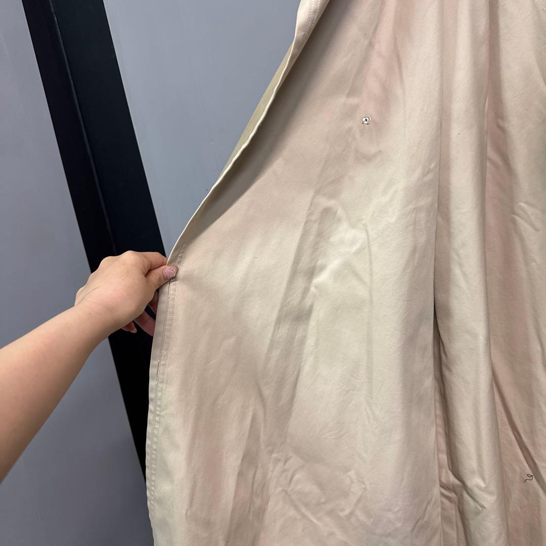 イヴサンローラン　ヴィンテージ　9号　ロングコート トレンチコート　ベージュ