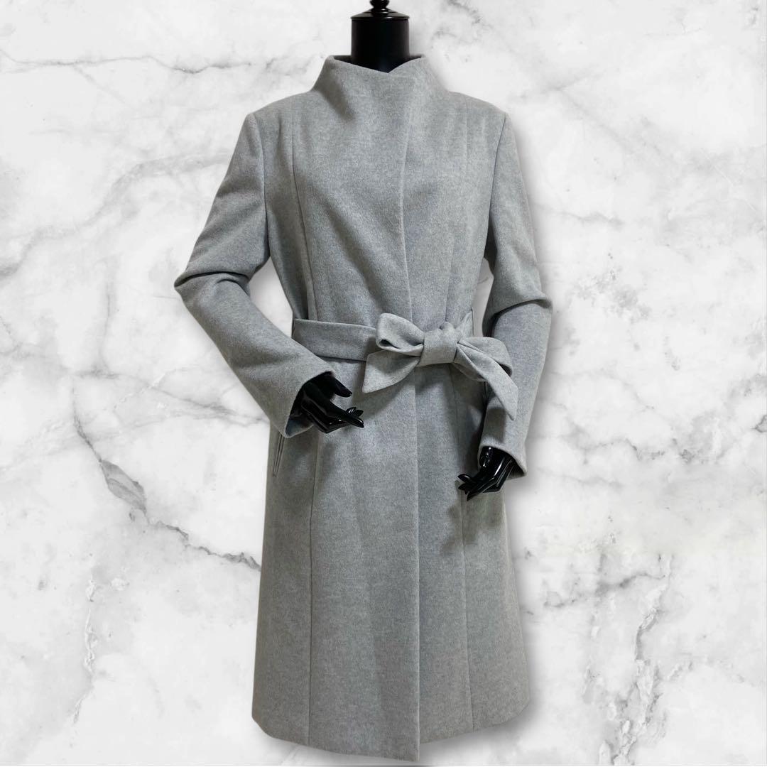 値下げ依頼品 アンタイトル プレミアムライン ノーカラートレンチコート