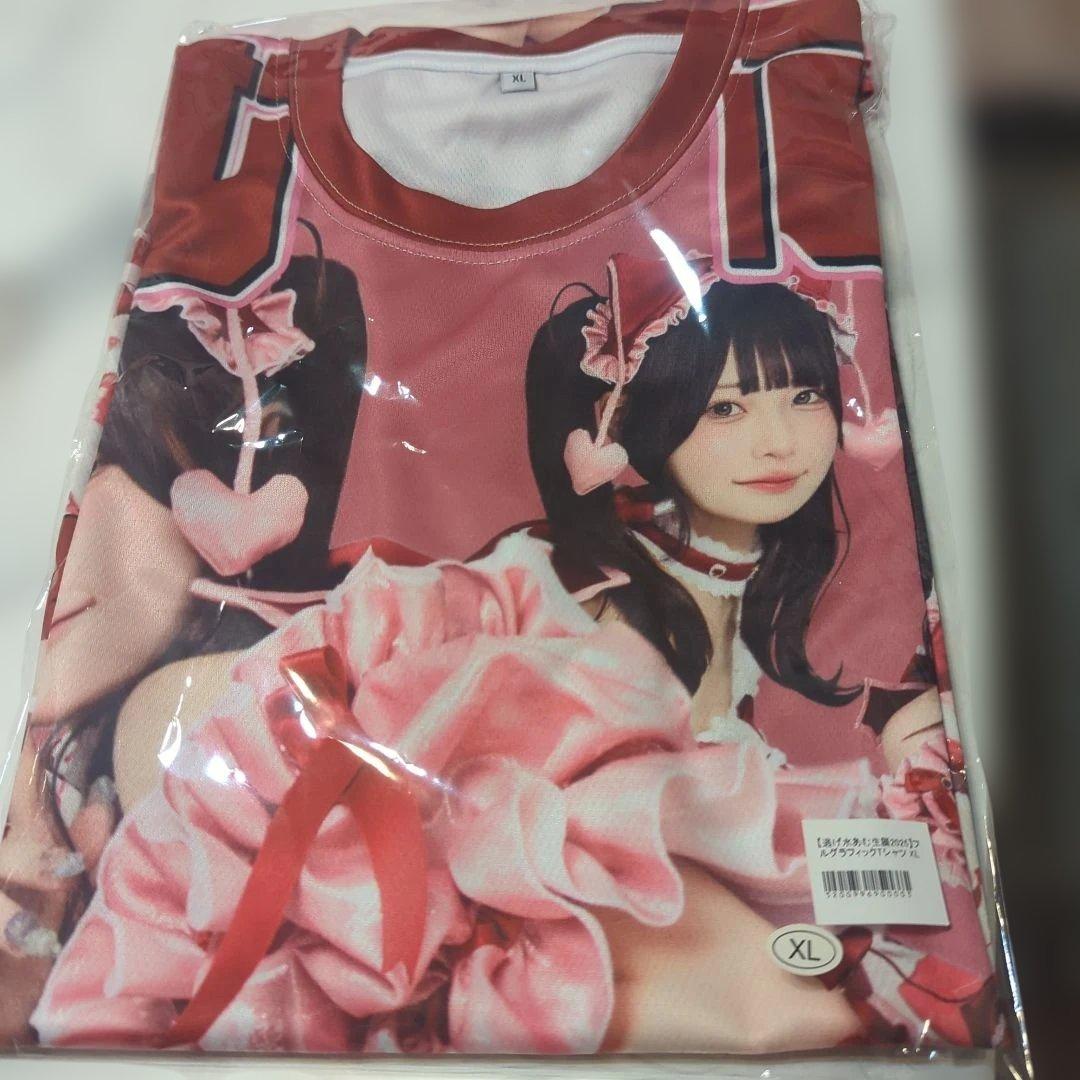 逃げ水あむ　生誕　フルグラTシャツ XL