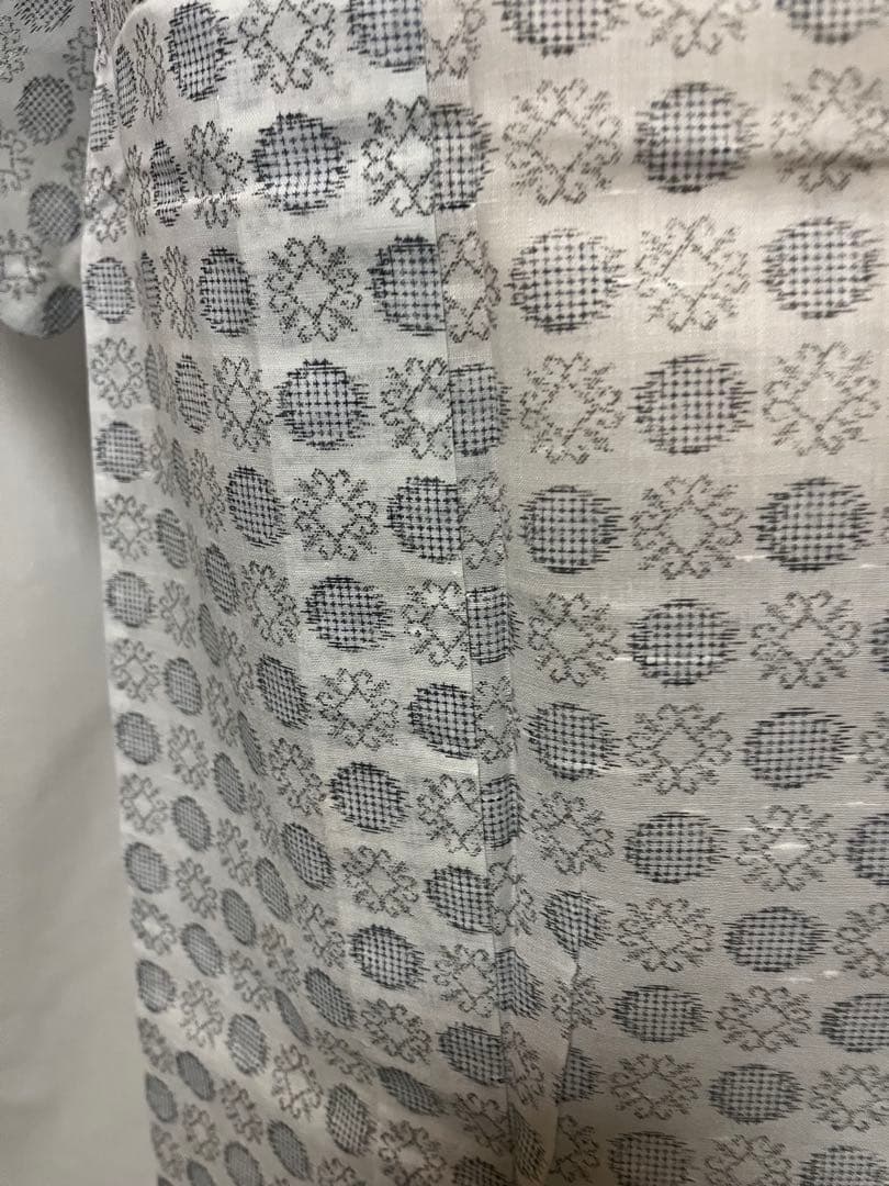 【国宝品】●沖縄県伝統工芸品●【八重山上布】●苧麻●盛夏●絣●着物