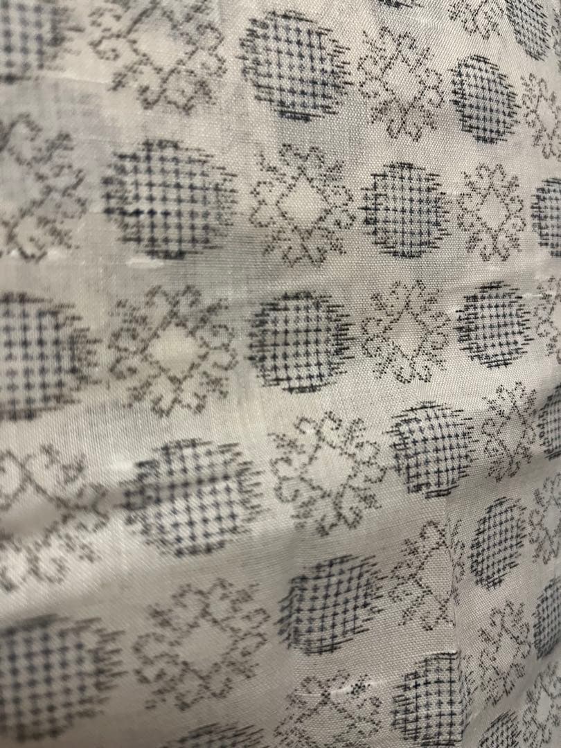 【国宝品】●沖縄県伝統工芸品●【八重山上布】●苧麻●盛夏●絣●着物