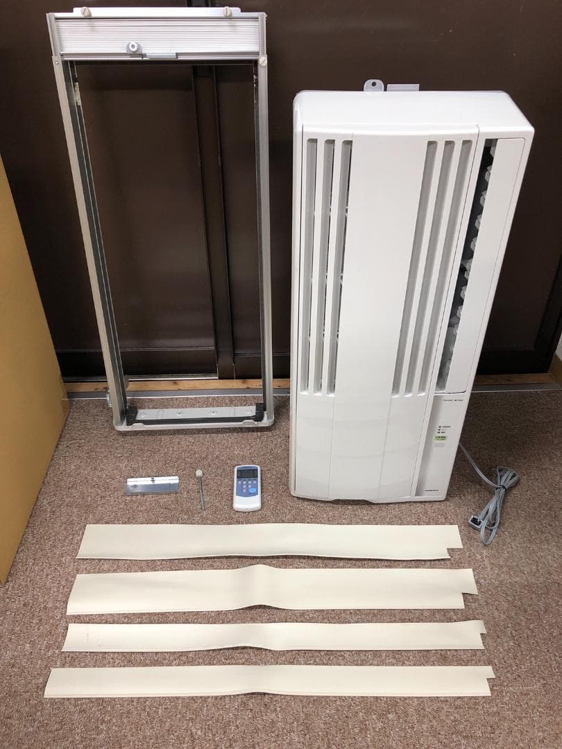 【工事不要】コロナ ウインドエアコン Relala CW-1622R(WS)