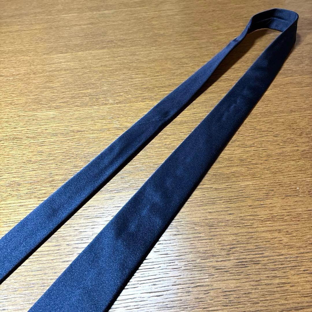 【美品】PRADA プラダ 紺ネクタイ