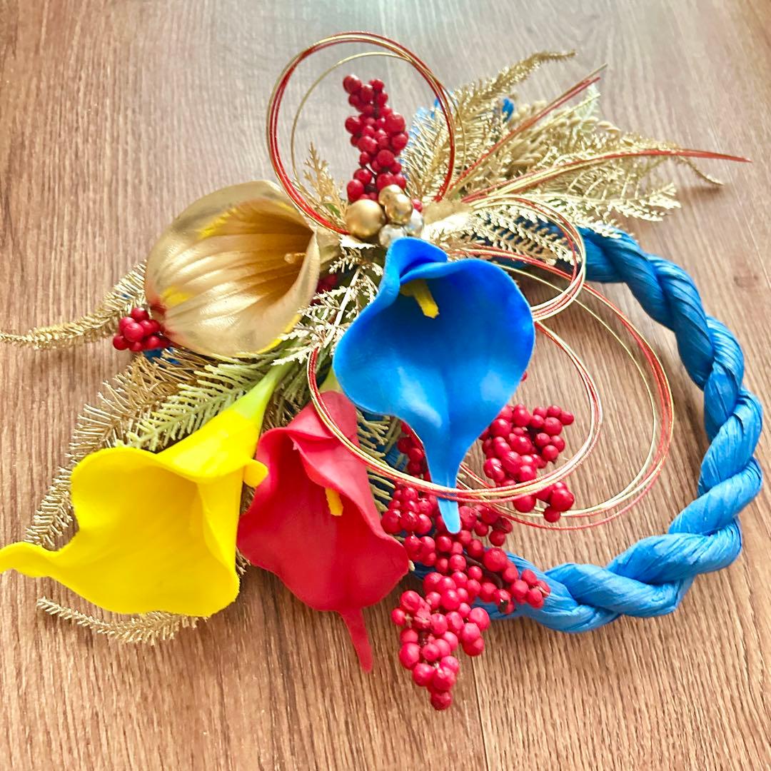 オメガ　オーダーページ 2025しめ縄　水引ミニお飾り　仏花