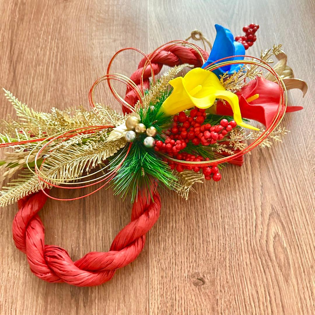 オメガ　オーダーページ 2025しめ縄　水引ミニお飾り　仏花