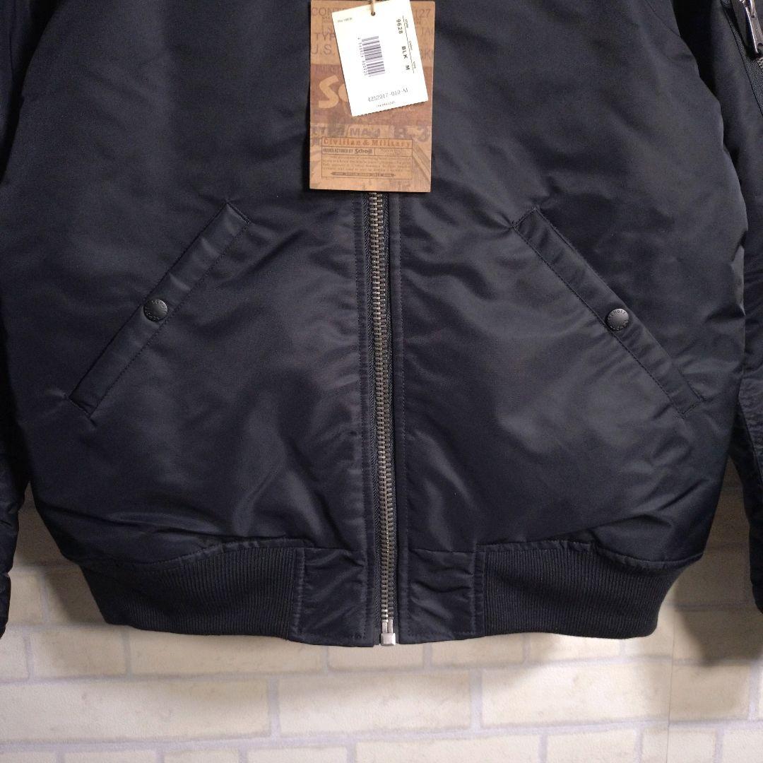 Schott★ショット MA-1 フライトジャケット 黒 M表記 L相当 未使用