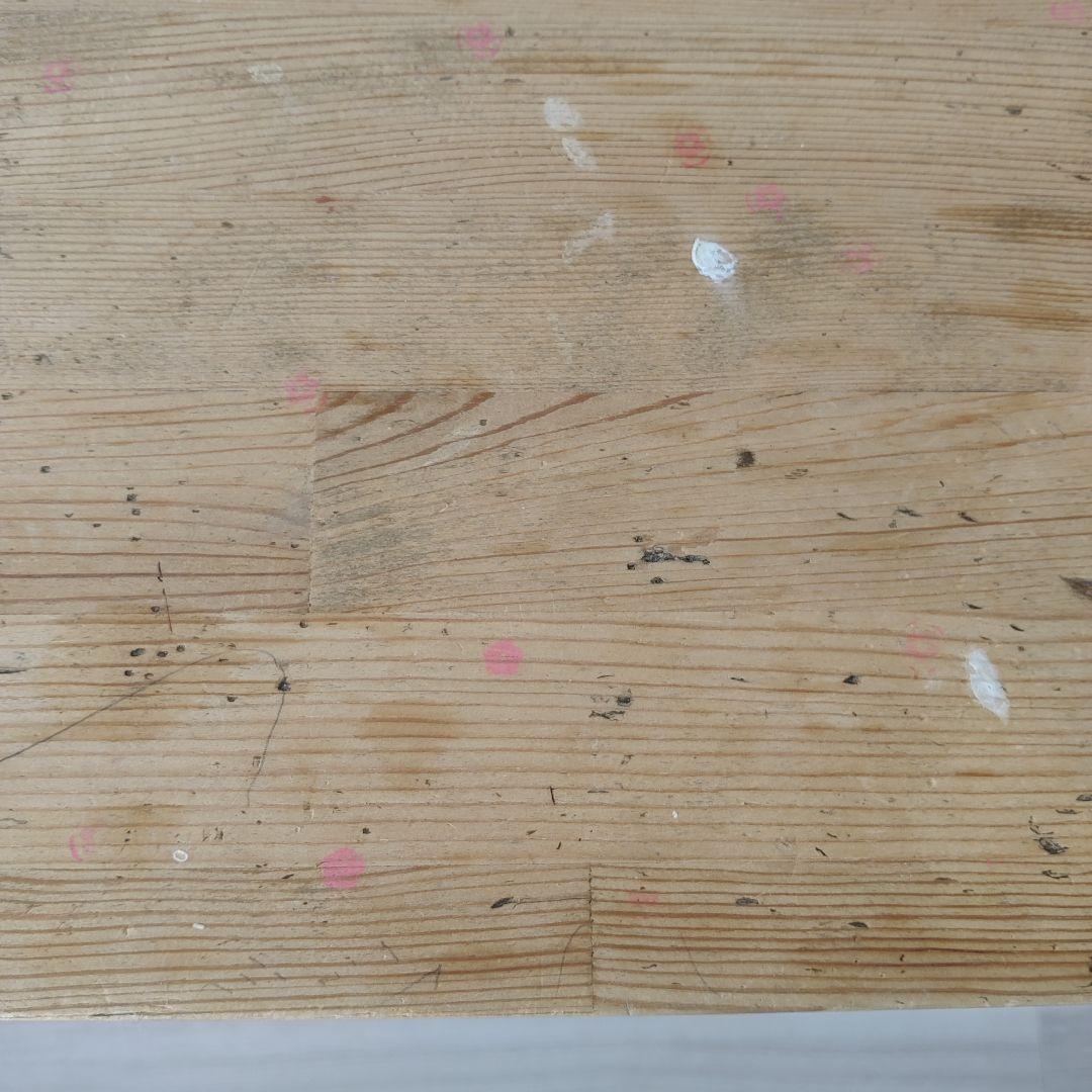 ハンドメイド　机　古道具