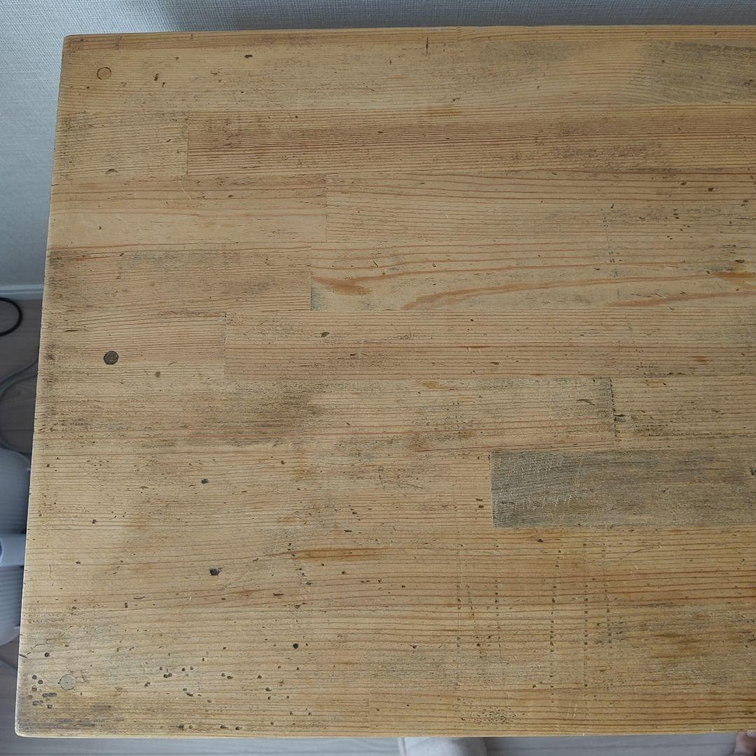 ハンドメイド　机　古道具