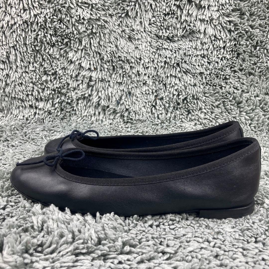 極美品 repettoバレエシューズ リリ ブラック23cm LILI レザー