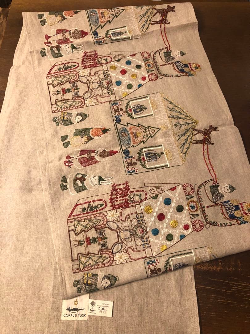 最終値下げ！CORAL&TUSK コーラル&タスク テーブルランナー クリスマス