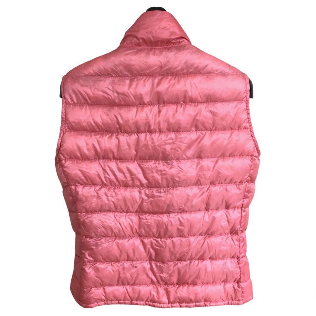 モンクレール MONCLER ダウンベスト ナイロン ピンク 0