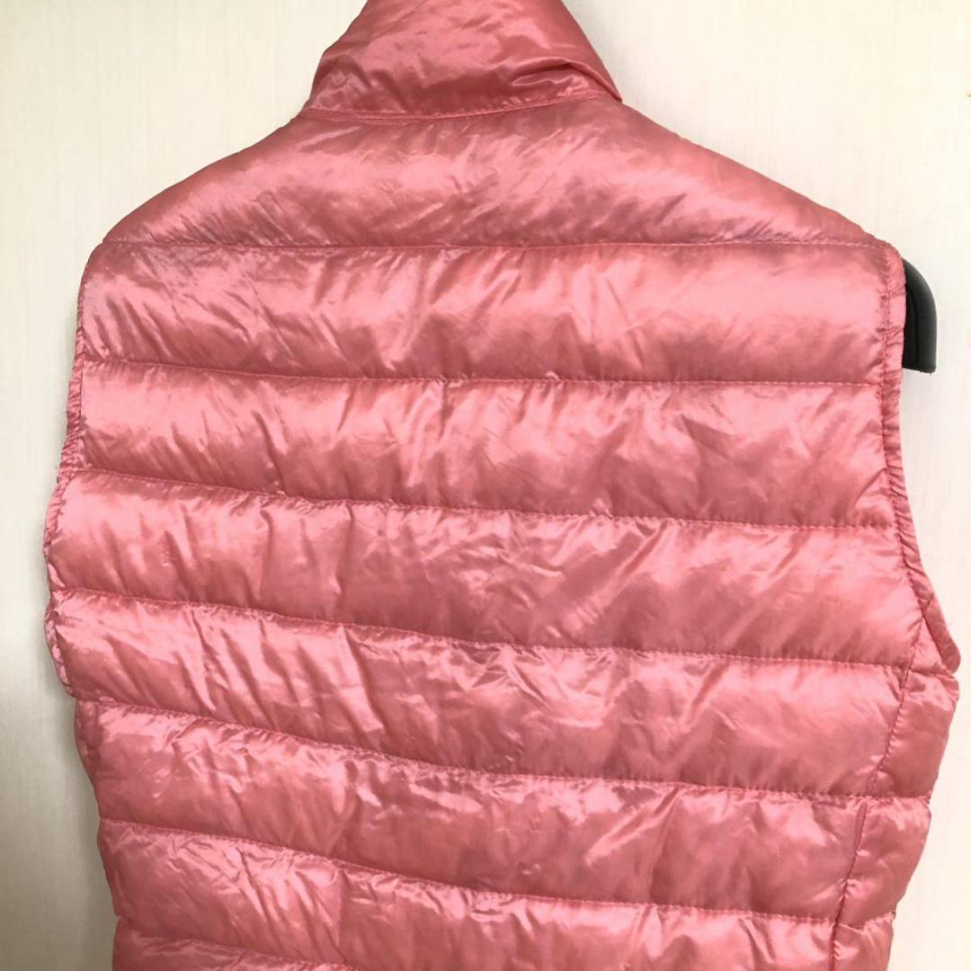 モンクレール MONCLER ダウンベスト ナイロン ピンク 0