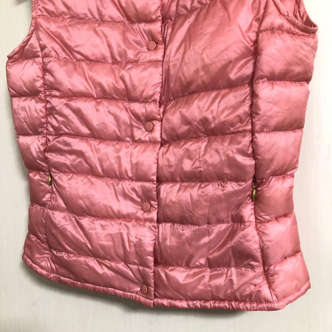 モンクレール MONCLER ダウンベスト ナイロン ピンク 0