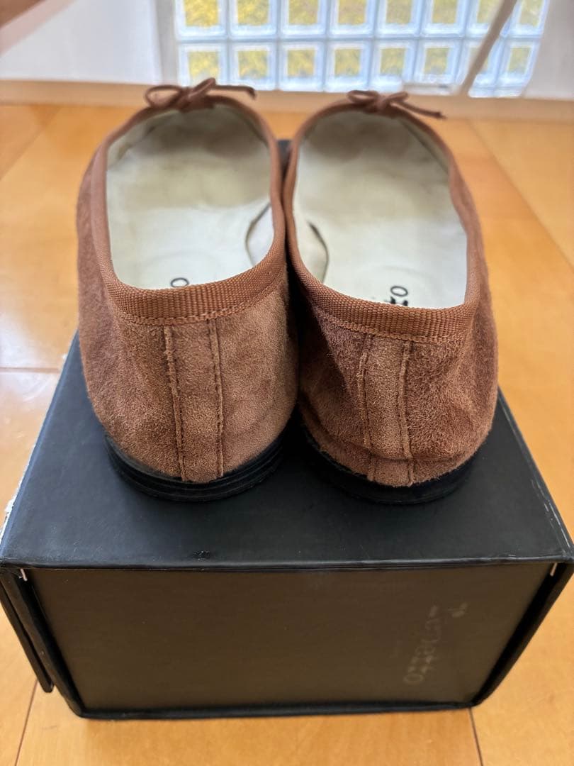 Repetto バレエシューズ　スェード　ブラウン　37.5