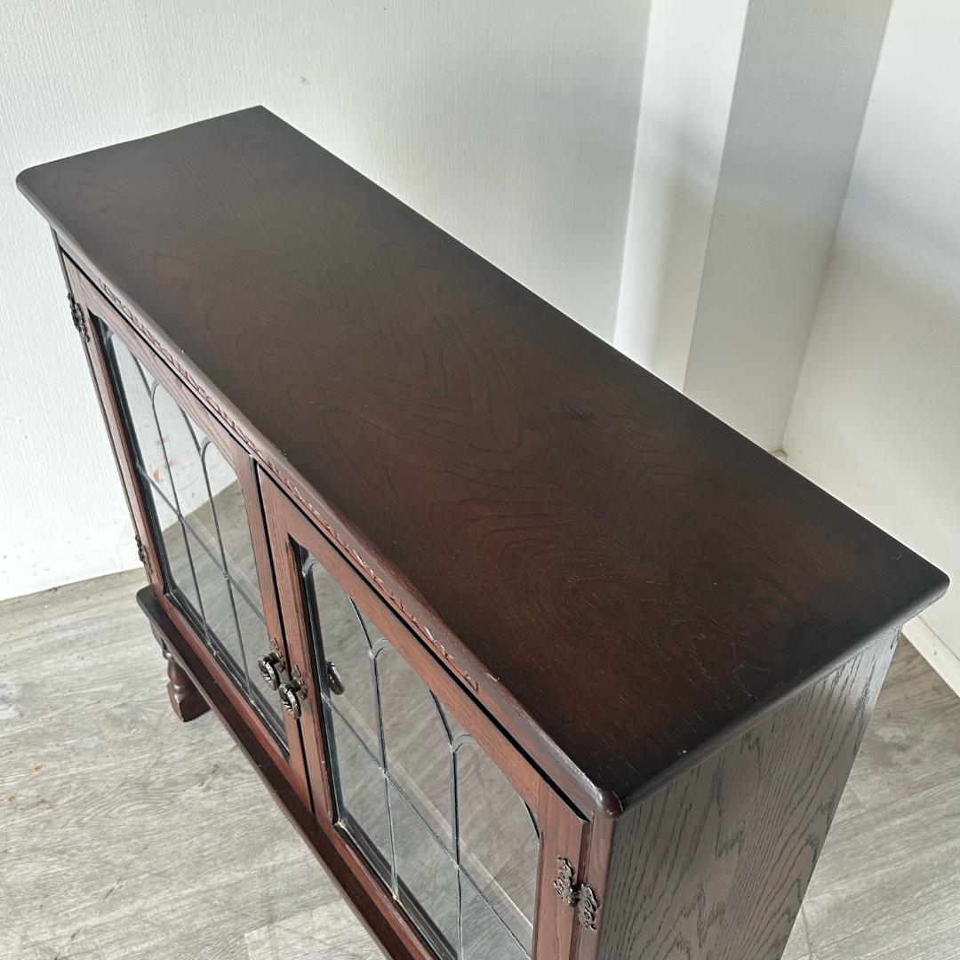 イギリス アンティーク　家具 ブックケース キャビネット 1950年頃 481A