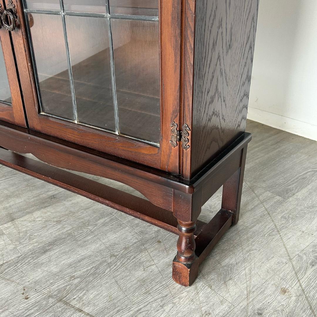 イギリス アンティーク　家具 ブックケース キャビネット 1950年頃 481A