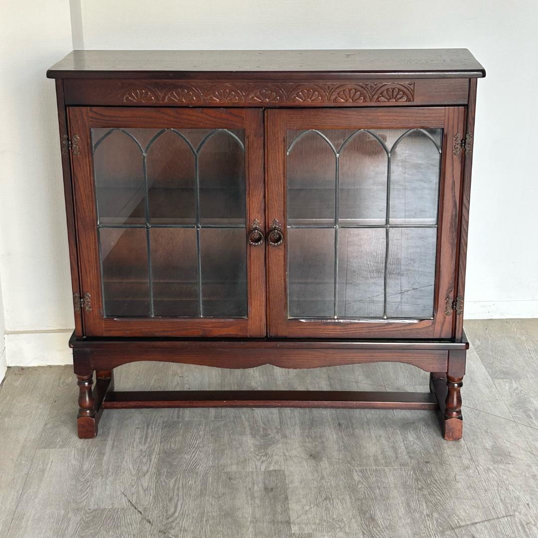 イギリス アンティーク　家具 ブックケース キャビネット 1950年頃 481A