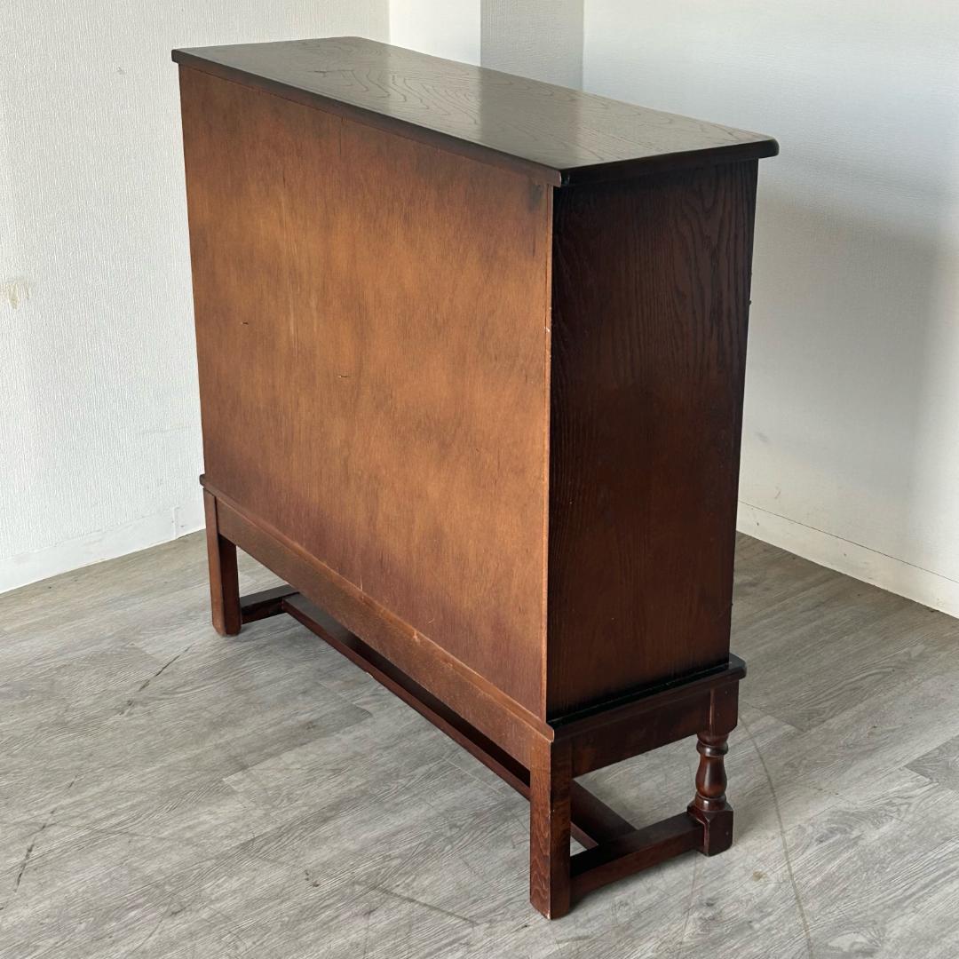 イギリス アンティーク　家具 ブックケース キャビネット 1950年頃 481A