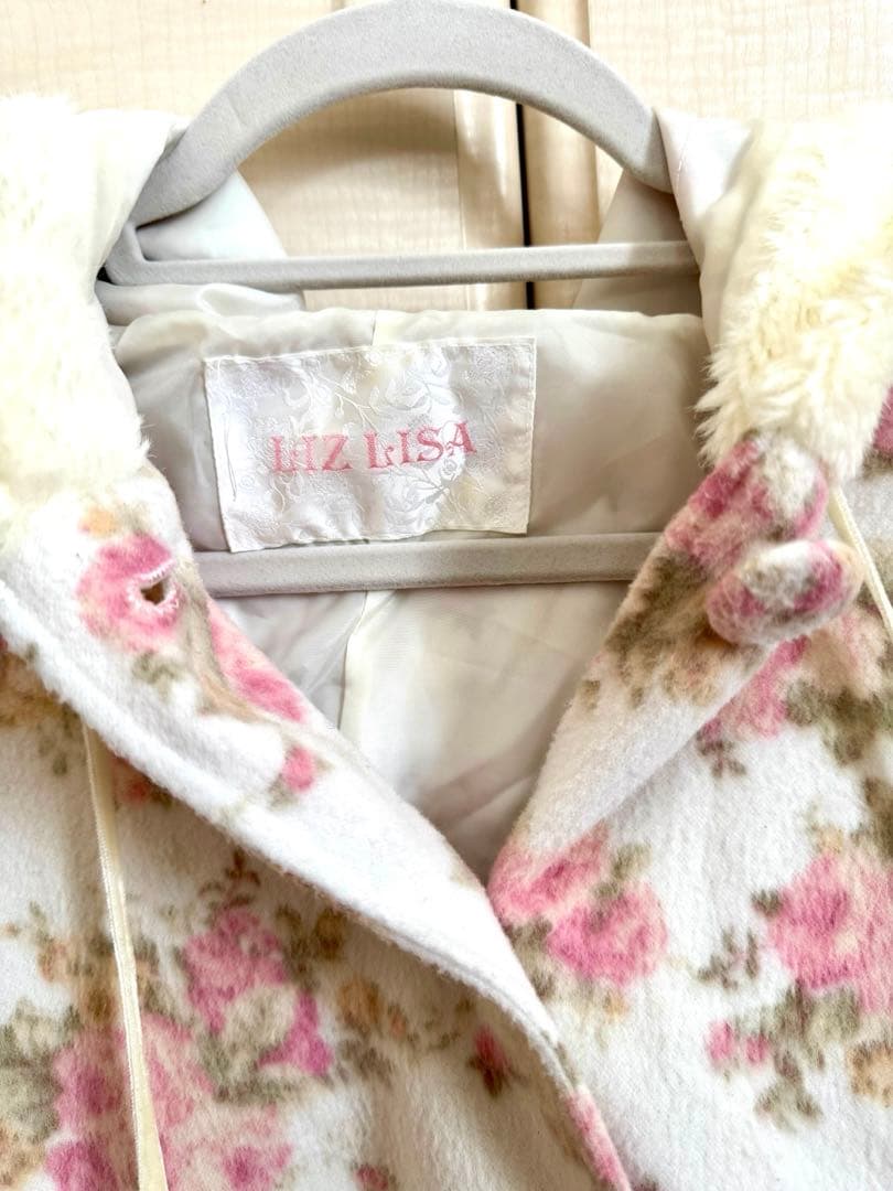 値下げ　 LIZLISA 花柄ポンチョコート