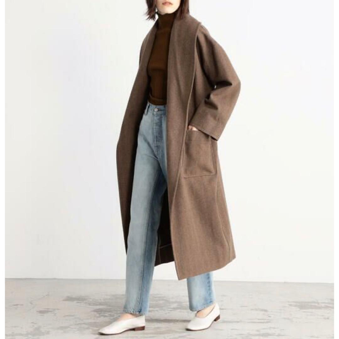 美品 定価14万 CORBY'S DES PRES ウール ショールカラーコート