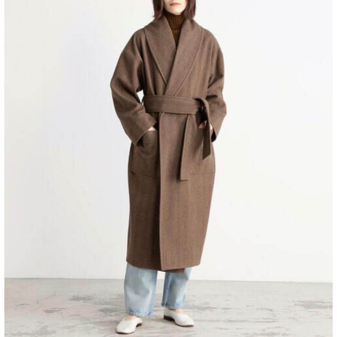 美品 定価14万 CORBY'S DES PRES ウール ショールカラーコート